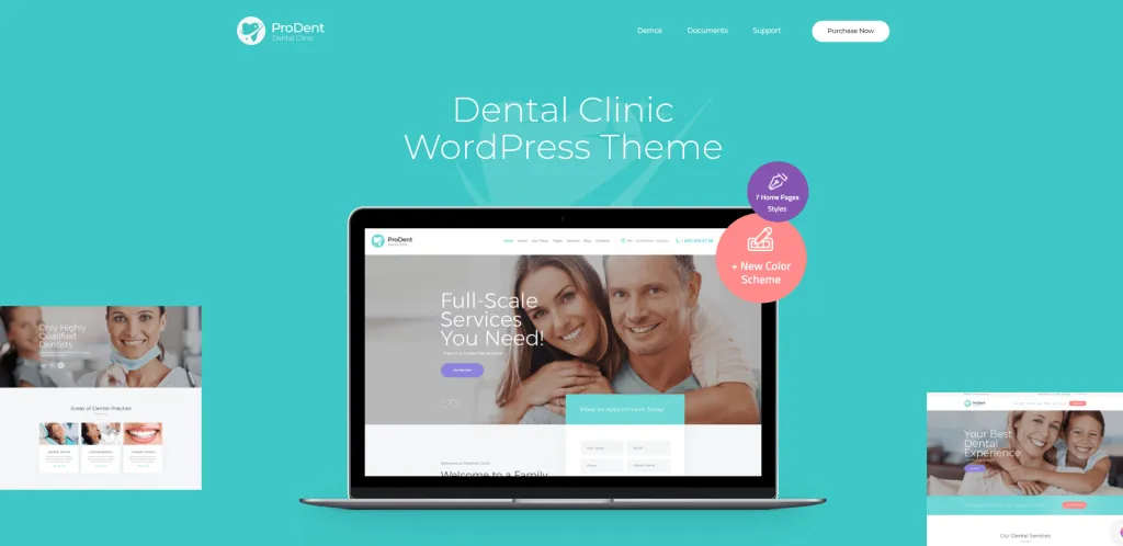 ProDent WordPress Theme