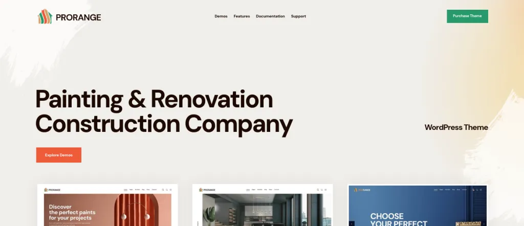Prorange WordPress theme