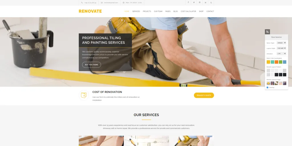 Renovate WP Theme
