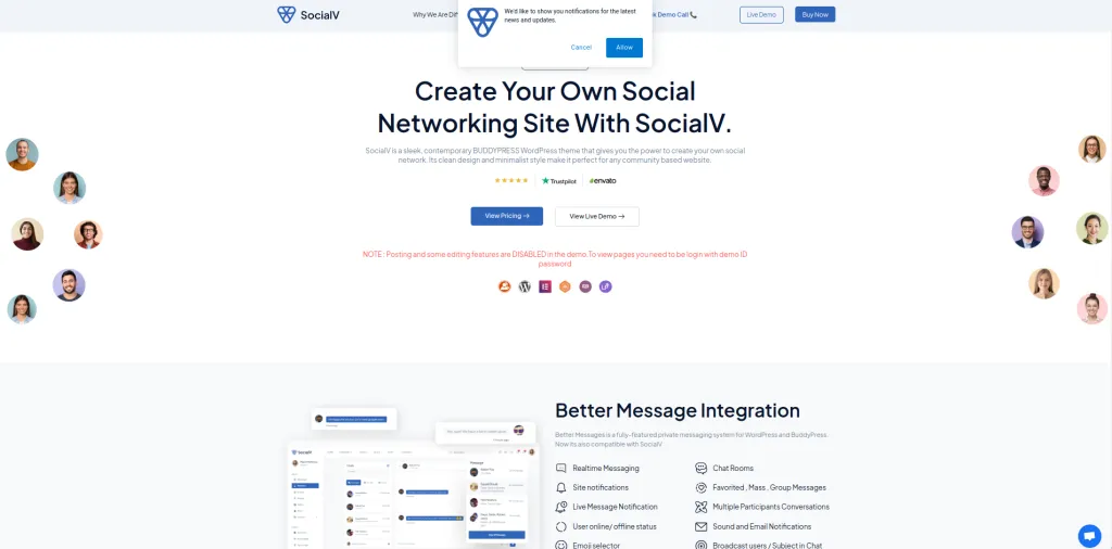 SocialV Best Community WordPress Theme