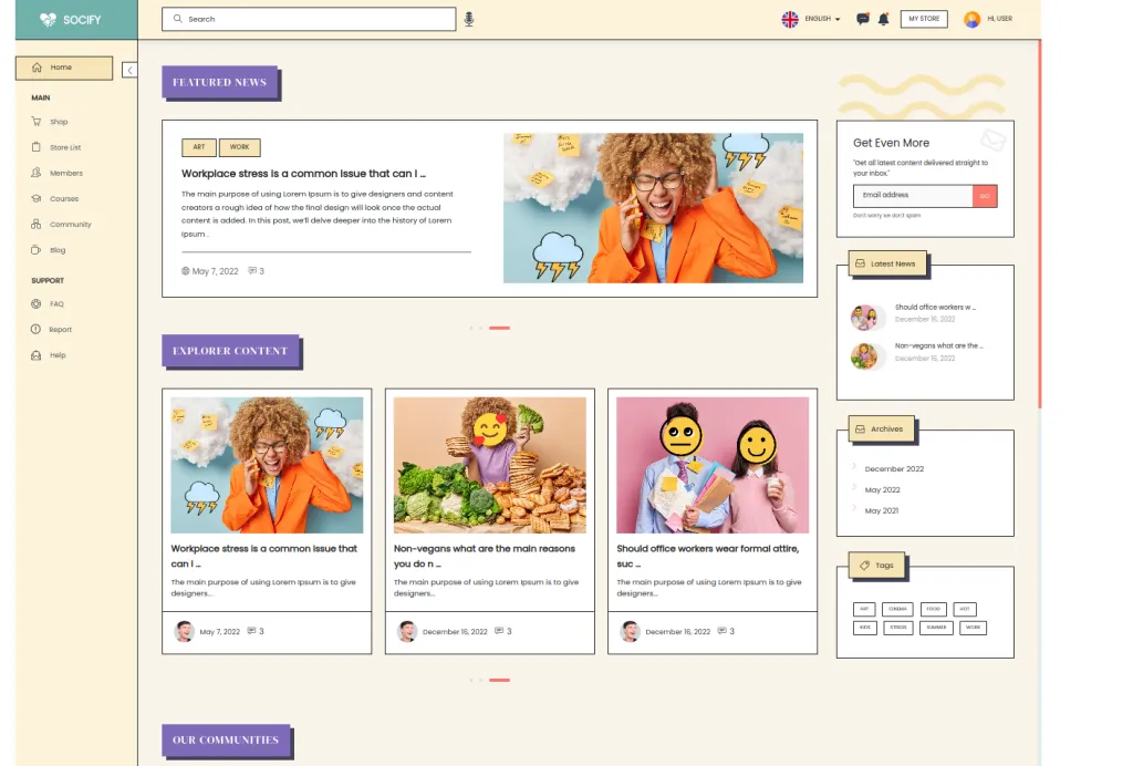 Socify WordPress Themes