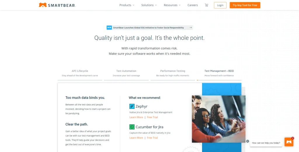Software Testing Monitoring Developer Tools SmartBear 1024x521