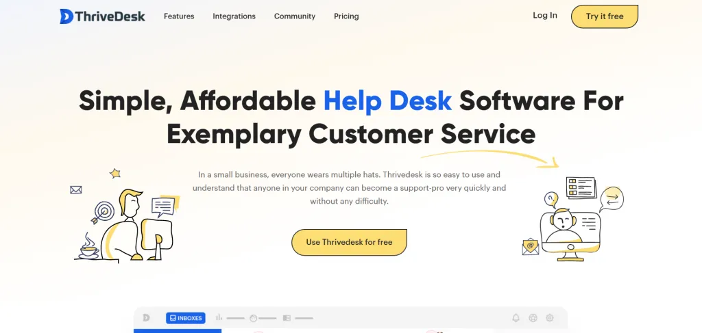 ThriveDesk Helping Startups Thriving Customer Support 1024x487