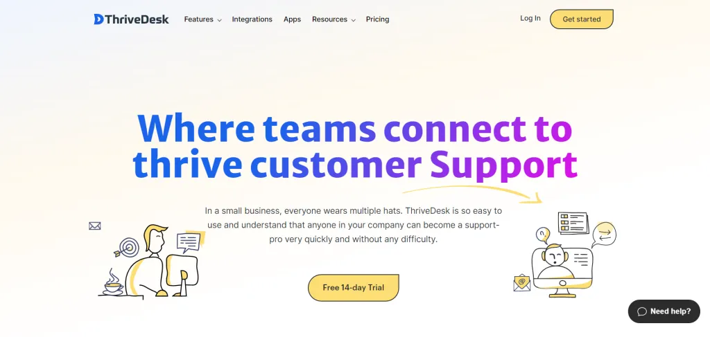 ThriveDesk Helping Startups Thriving Customer Support 1024x487