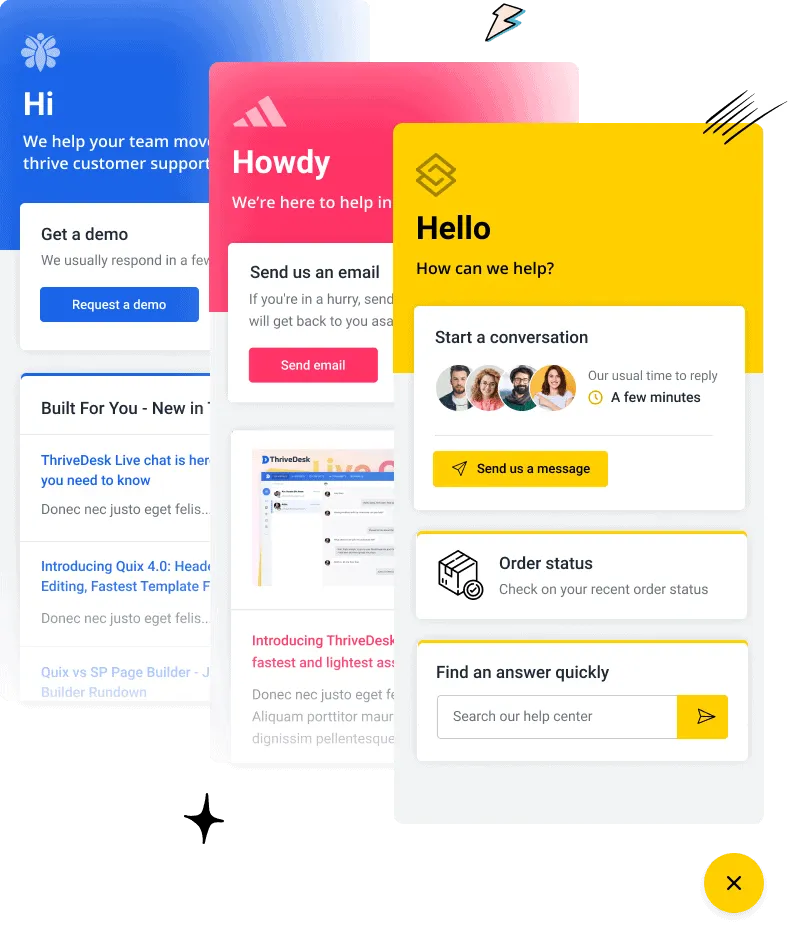 Thrivedesk Live Chat Plugin