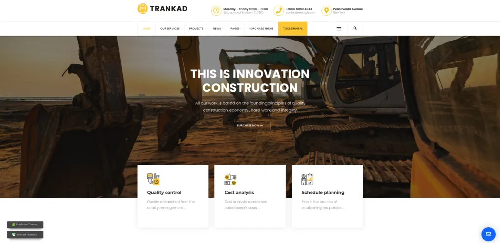 Trankad Wp Theme
