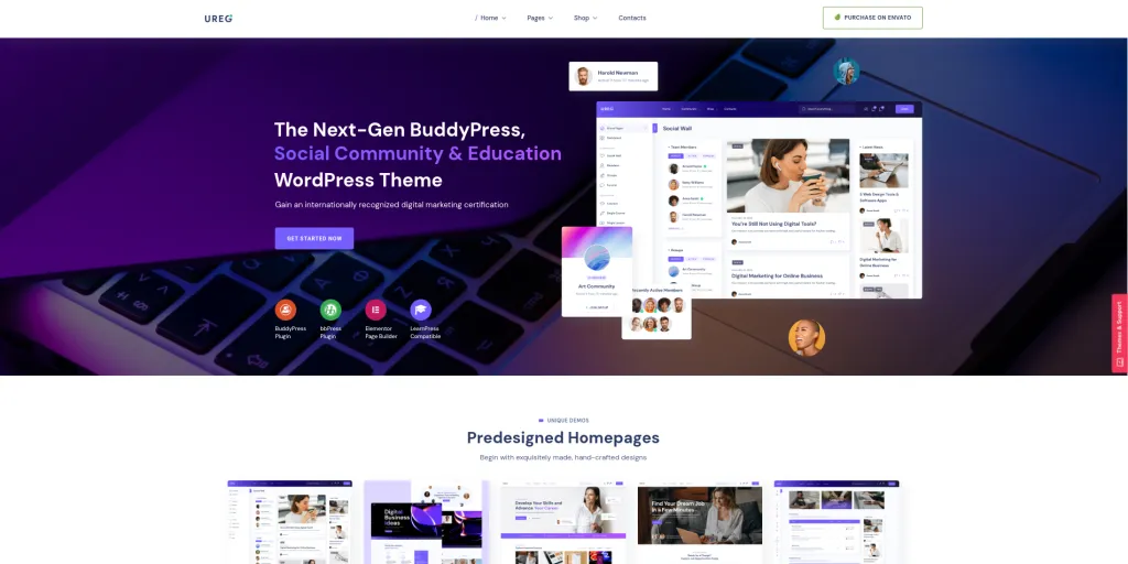Ureg WP Theme