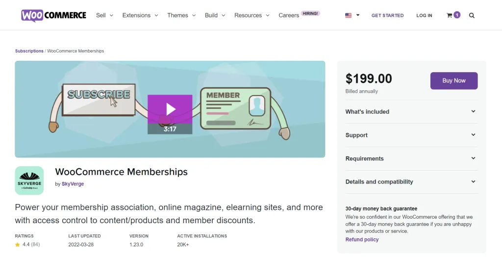WooCommerce Memberships WordPress Membership Plugin 1024x524