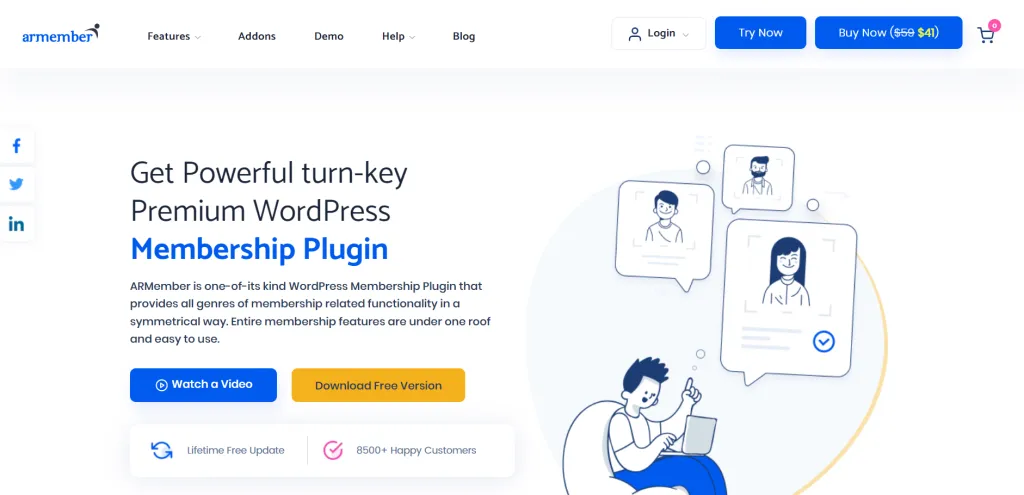 WordPress Membership Plugin For Your Website ARMember 1024x495