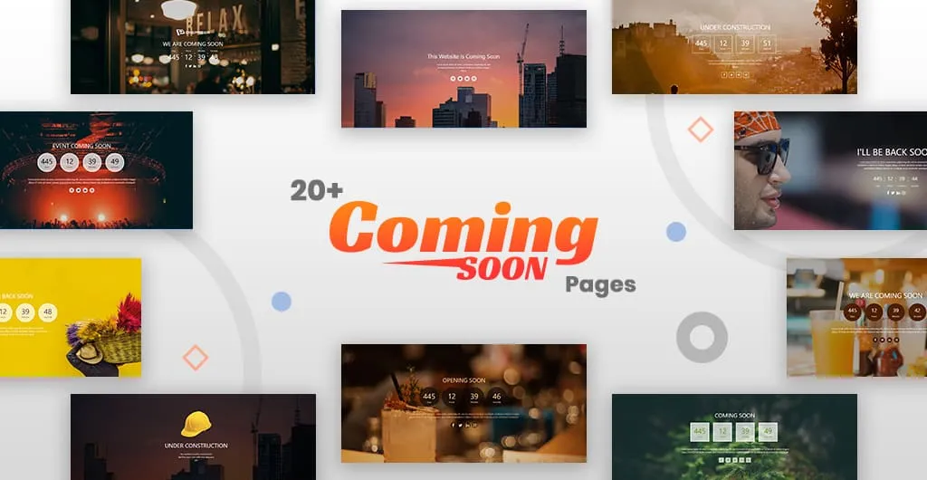 coming soon landing page