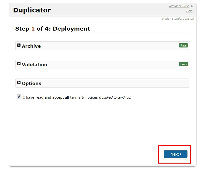 Deploy Dup