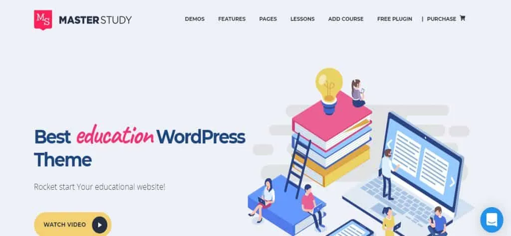 MasterStudy education WordPress theme preview