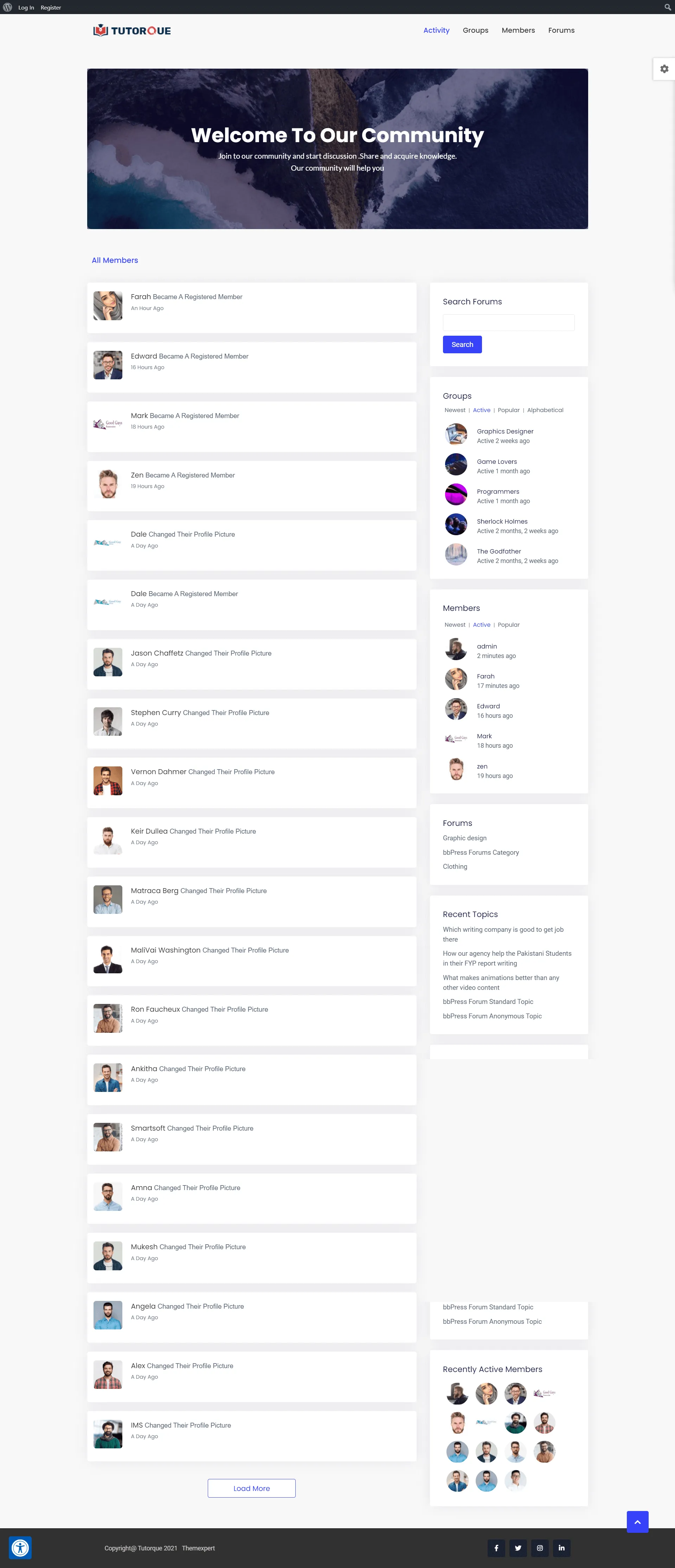 Screencapture Demo Themesgrove Themes Tutorque Forum 2021 02 02 19 01 27 1