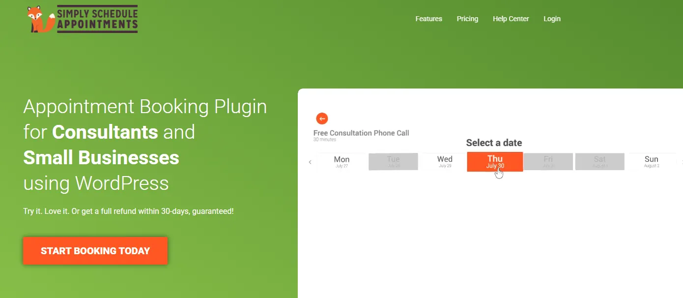 Simply Schedule Appointments – Booking Plugin for WordPress Simply Schedule Appointments booking plugin for WordPress
