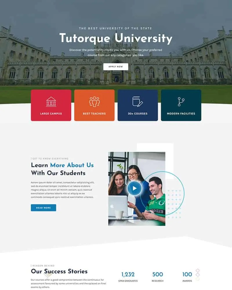Tutor Main Home