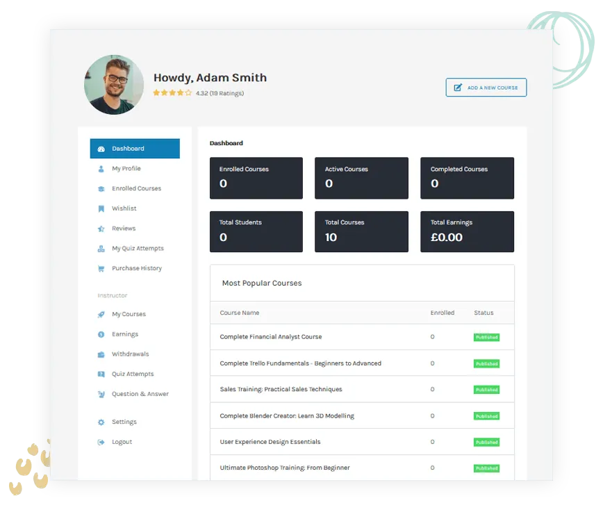 Tutor Student Dashboard 2