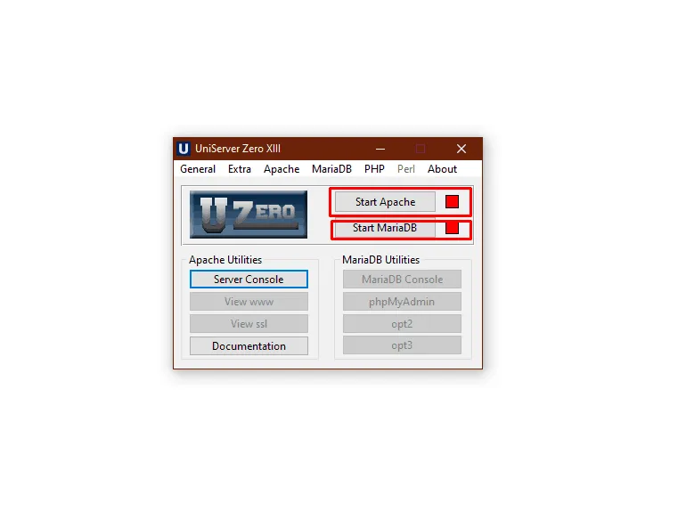 Unform Server Start