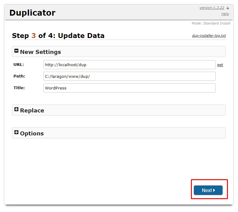 Updata Data Dup